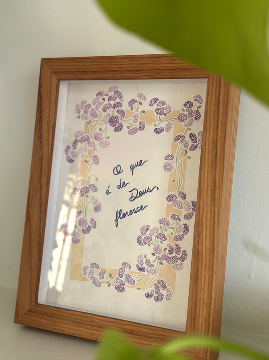 Mini Letter – “O que é de Deus, floresce”