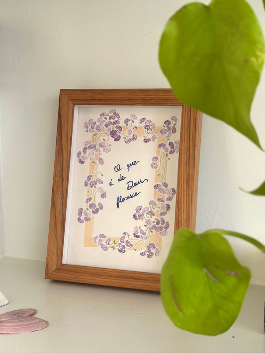 Mini Letter – “O que é de Deus, floresce”